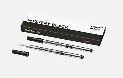 Montblanc Medium Mystery Black Rollerball Refills MB128231 • $24.48