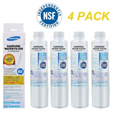 4Packs For Samsung DA29-00020B HAF-CIN/EXP Replacement Refrigerator Water Filter • $32.88