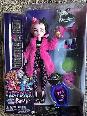 £40 • Buy Monster High Draculaura -  Creepover Party  Doll Play Set W/Pet  G3  NEW IN BOX