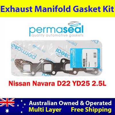 Permaseal Exhaust Manifold Gasket For Nissan Navara D22 YD25 2.5L • $55