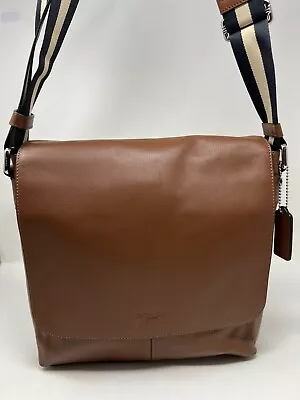 NWT Coach F28576 MEN`S Charles Small Messenger Saddle • $159