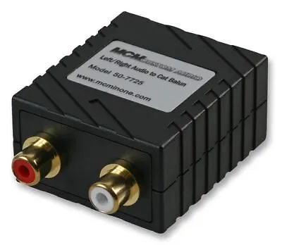 PRO SIGNAL - Cat 5 (1x RJ45) To 2x Phono (RCA) Sockets Audio Balun • $62.95
