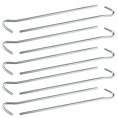 £6.99 • Buy 50 X Heavy Duty Galvanised Steel Tent Pegs Metal Camping Ground Sheet Anchor