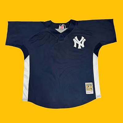Mitchell Ness Mens Size 2XL NY Yankees MLB Mariano Rivera #42 CoopersTown Jersey • $69.98