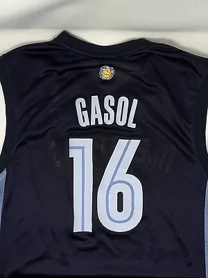 Pau Gasol Memphis Grizzlies #16 Adidas NBA Basketball Jersey (M) • $30