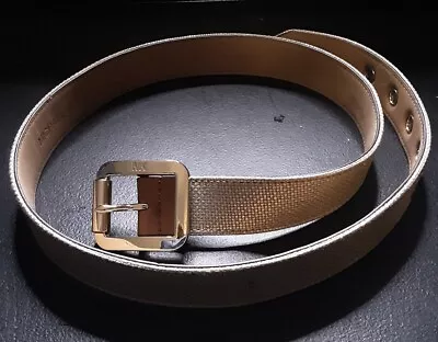 Michael Kors Belt 558563 Size Medium Gold Design • $14.99