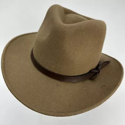 Minnetonka 100% Wool Cowboy Hat Fitted One Size • $26.99