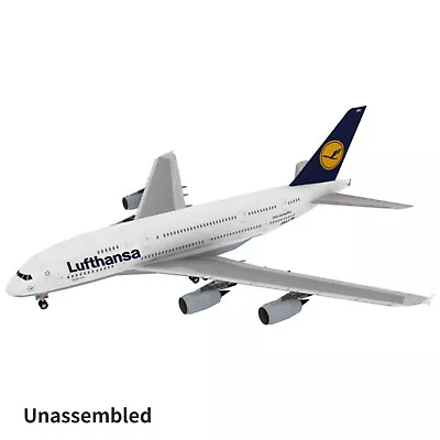 DIY 1:100 A380 German Lufthansa Civil Airliner Paper Model Aircraft Airplane • $19.83