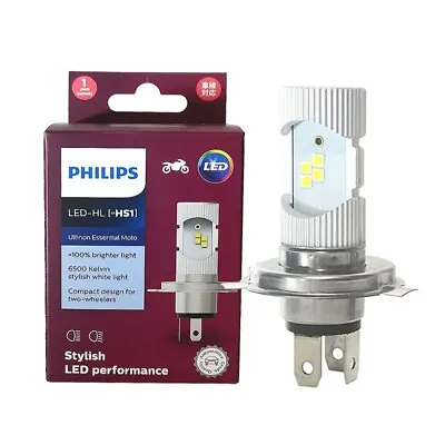 PHILIPS LED Ultinon LED-HL HS1 Performance 6500K Motorcycle Scooter Headlight • $19.85