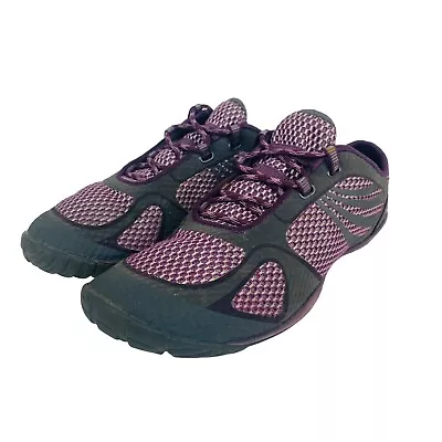 Merrell Womens Barefoot Pace Glove J48084 Lace Up Purple Sneaker Shoes Size 6 M • $19.95