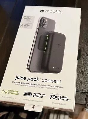 Mophie Juice Pack Connect 5000mAh Portable Battery For Qi-enabled Phones - Black • $12.70