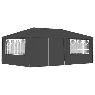 Garden Gazebo With Side Walls Anti-UV Sunshade 4x6m Outdoor Wedding Party Tent • $202.95