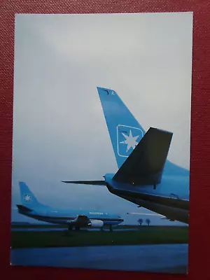 Aviation Airline Postcard Maersk Air Boing 737-500 Oy-hab • $3.19