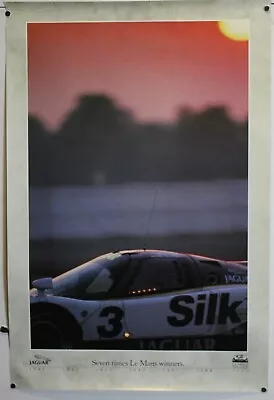 Original Jaguar XJR 8 Factory Poster 1990  Jaguar - Seven Times Le Mans Winners  • £12.95