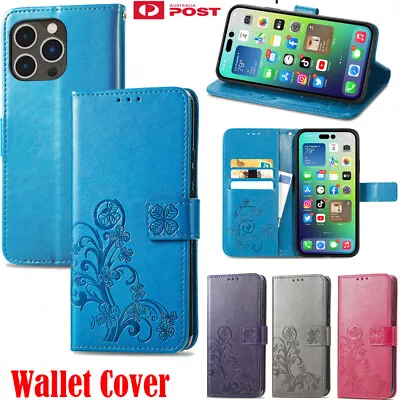$10.99 • Buy For IPhone 14 13 12 11 Plus Pro Max XR X XS Case Leather Card Wallet Cover Stand