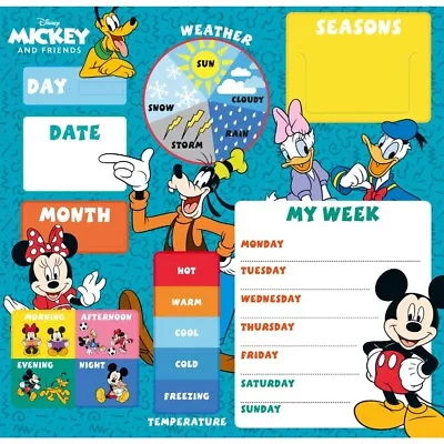 Mickey Mouse Activity Calendar My First Calendar Kids Planner Child Development • £10.99