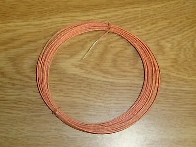Antique 25' Coil  Western Electric 24ga  Solid Coretinted cloth • $16