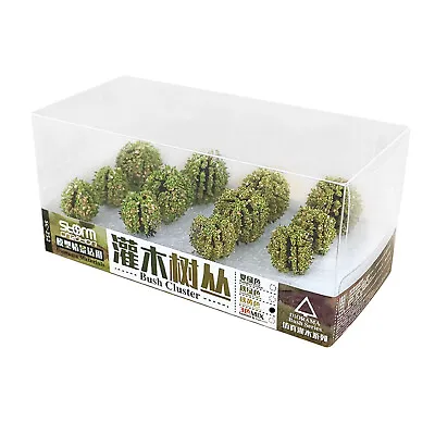 12pcs Simulation Bush Tree Model Miniature Scene For 1:35/1:48/1:72/1:87 Scale • £6.23