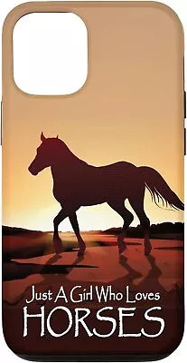 IPhone 12/12 Pro Girl Loves Horses Horse Lover Equestrian Girls Teens Case • $26.89