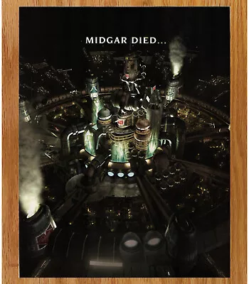 Midgar Died Final Fantasy VII 7 -  Video Game Print Ad / Poster Promo Art 2006 • $14.99