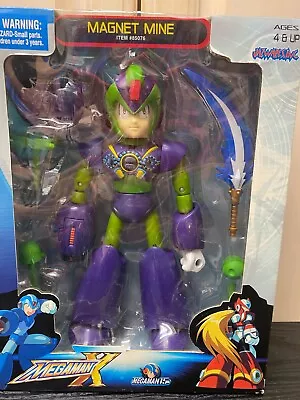 Vintage 2003 Megaman X Magnet Mine #85076 Action Figure 10” – Nos (rare) Comics • $99.99