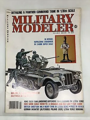 Military Modeler Magazine Napoleonic Carabinier King Tiger May 1979 • $14.58