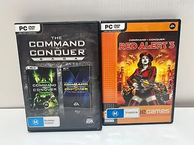The Command And Conquer Saga PC DVD 2007 EA 13 Games Price Of 1 + Red Alert 3 • $60