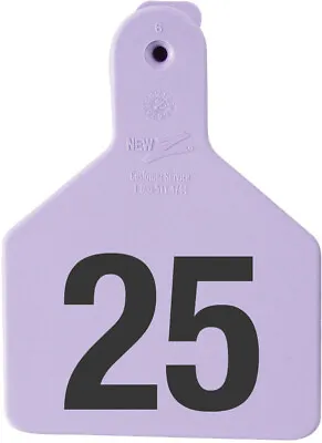 Z Tags Calf Ear Tags Purple Numbered 151-175 • $35.98