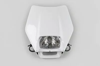 Headlight Mask Moto Cross Enduro GHIBLI White UFO HALOGEN KTM KLX • $105.96