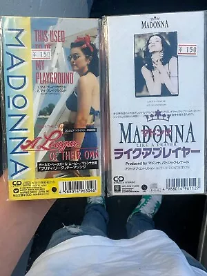 Madonna - Rare Japanese 3  CD Single Bundle (Like A Prayer-This Used To Be My Pl • $79.99