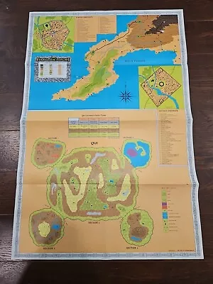 OA7 TEST OF THE SAMURAI Map Kara-Tur AD&D Oriental Adventures TSR • $20