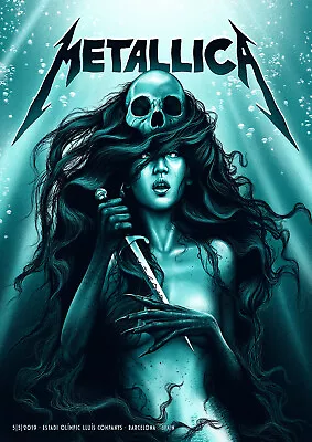 £9.60 • Buy 2019 Metallica Concert Poster Art Print