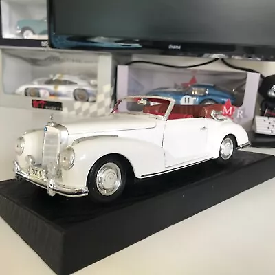 Mercedes Benz 300S 1955 Maisto 1:18 Diecast Model Car - Flawed • £17.50