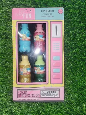 Bite Size Fun Lip Gloss Vanilla Flavored Tiny Soda Bottles • $19.99