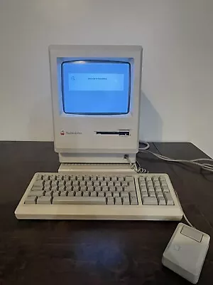 Vintage Apple Macintosh Plus 1MB - M0001A Original Box 1988 Rare Mac Computer • $300