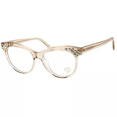 MCM Women's Eyeglasses Clear Lens Champagne Cat Eye Shape Frame MCM2643R 237 • $51.79