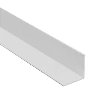 White 1 Metre UPVC Plastic Rigid Angle 40 X 40mm Corner Trim 90 Degree • £15.99