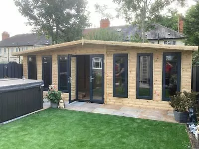 26 X 14 Windsor Summer House LOGLAP R/apex Roof • £6500