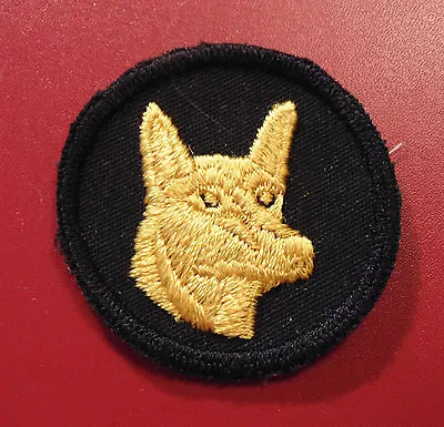 Obsolete Military Or Police CANINE Dog UNIT Shoulder Flash Sleeve Badge Patch • $8.99