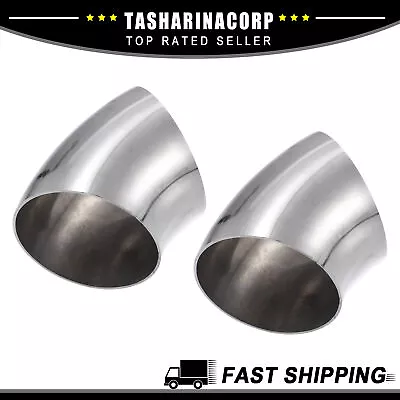 Piece Of 2 OD 3 Inch 45 Degree Stainless Steel Bend Tube Exhaust Elbow Pipe • $24.69