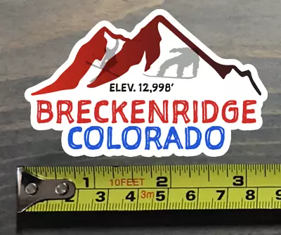 Breckenridge Sticker Decal Breck Colorado 3.25  Ski Mountain Resort 2 PO • $3.89