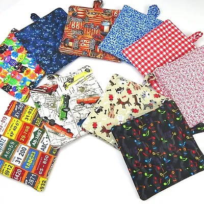 NEW- Set Of 2 Handmade Potholders / Hotpads NEW COLORS! Great Gifts • $14.47