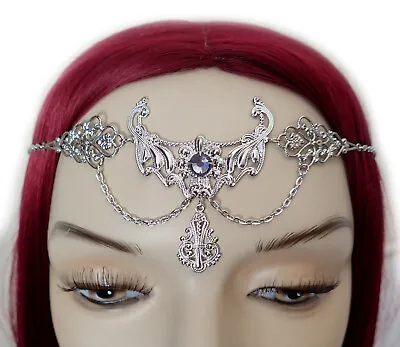 Celtic Renaissance Medieval Circlet Crown Headpiece Headdress Tiara Gothic Elf • $26.99