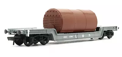 Bachmann 33-878A OO 45T Bogie Well Wagon LMS Grey With Load • $54.99