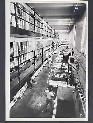 1979 Raleigh NC North Carolina Central Prison Cell Block Vintage Press Photo • $14.50