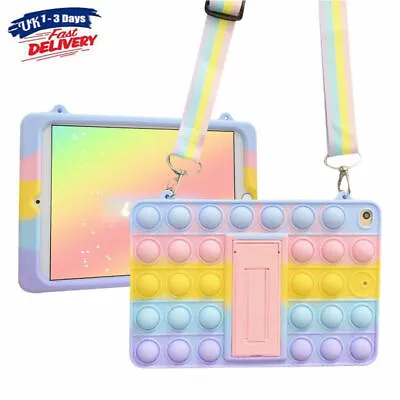 Kids Silicone Shockproof Strap Case Cover For IPad 7th 8th 9th Generation 10.2  • £7.39