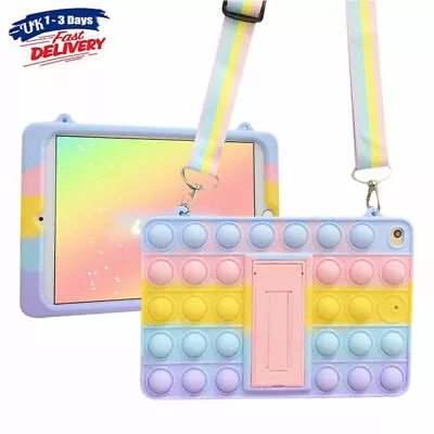 Kids Silicone Shockproof Strap Case Cover For IPad 7th 8th 9th Generation 10.2  • £7.19