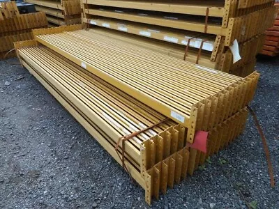 Link 51 Racking 2.400 Mtr Closed Step Beam Yellow Cross Bar 85 Mm X 40 Mm - Used • £15