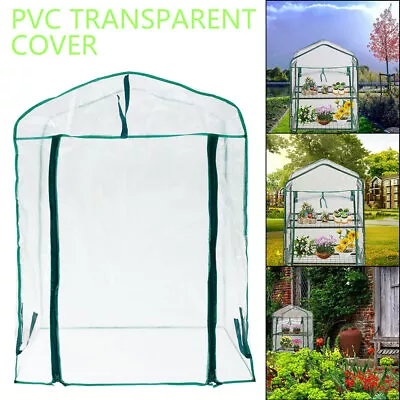 Plant Greenhouse Cover Mini Greenhouse Warm Clear PVC Cover Plant Grow FlxLf • £10.79