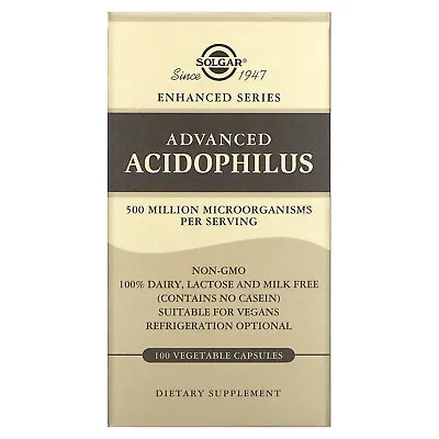 Advanced Acidophilus 100 Vegetable Capsules • $17.10